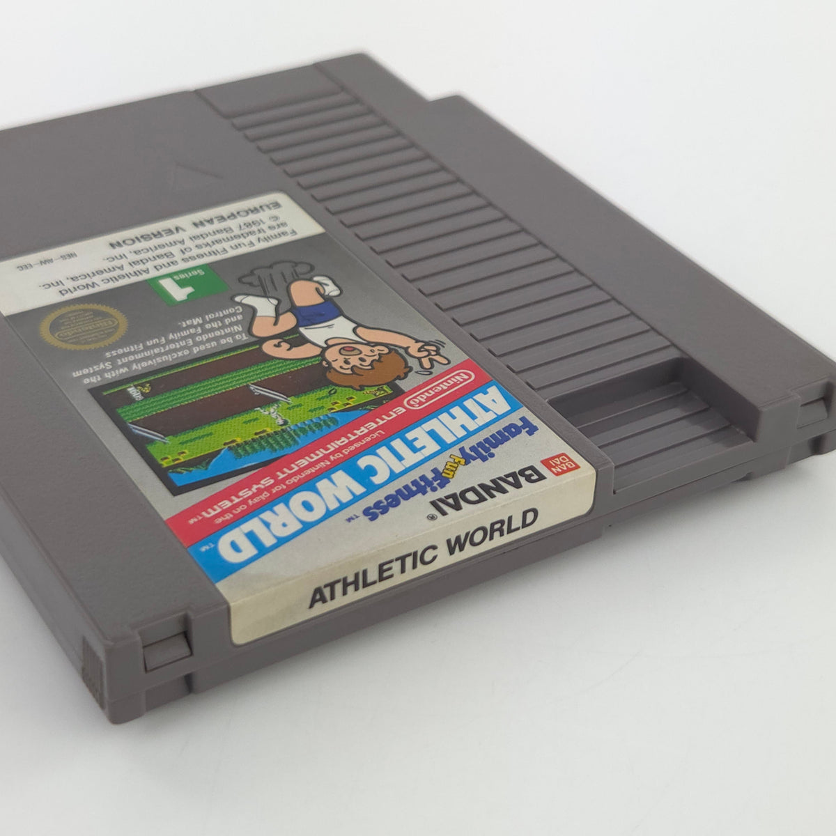 NES Spiel Family Fitness Athletic World Modul Schutzhülle