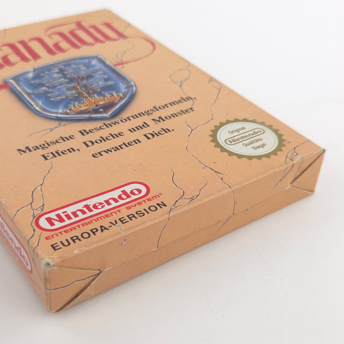 Nintendo NES Spiel Faxanadu OVP Anleitung Modul NOE PAL