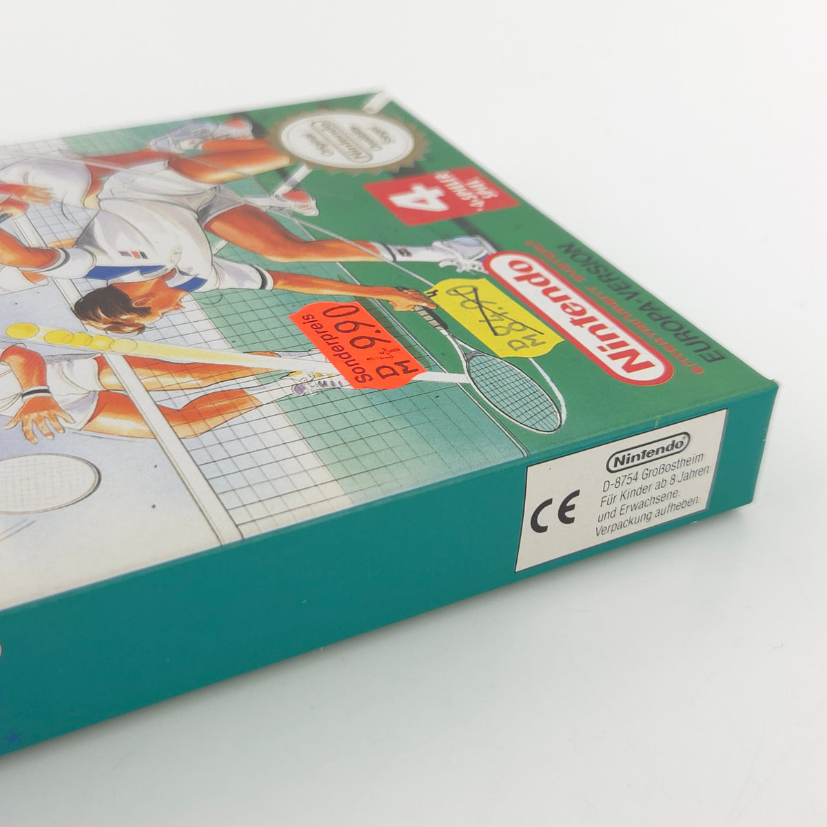 Nintendo NES Spiel Four Players Tennis CIB OVP