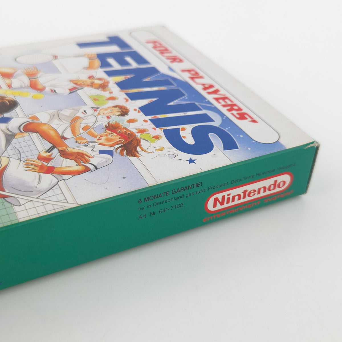 Nintendo NES Spiel Four Players Tennis CIB OVP