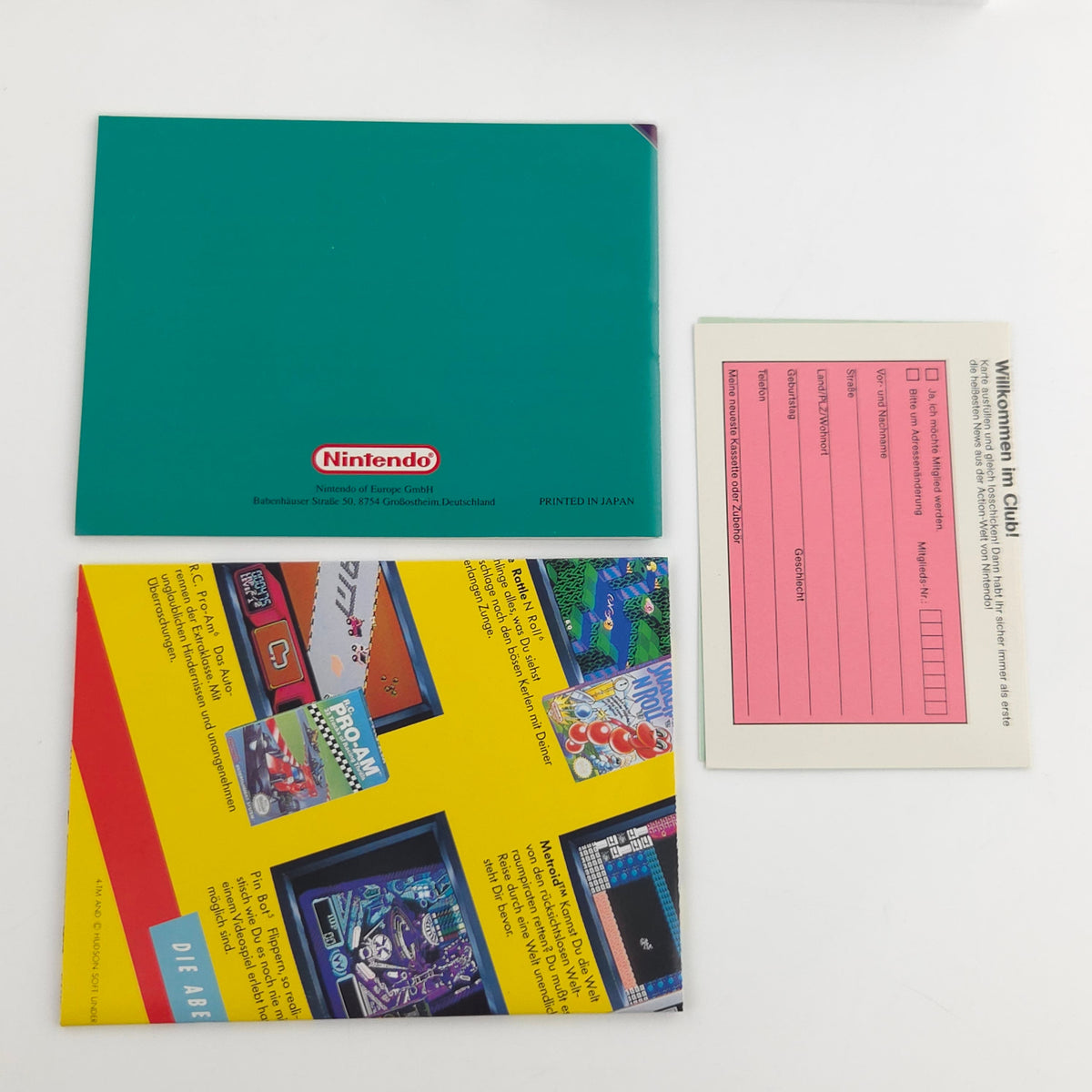 Nintendo NES Spiel Four Players Tennis CIB OVP