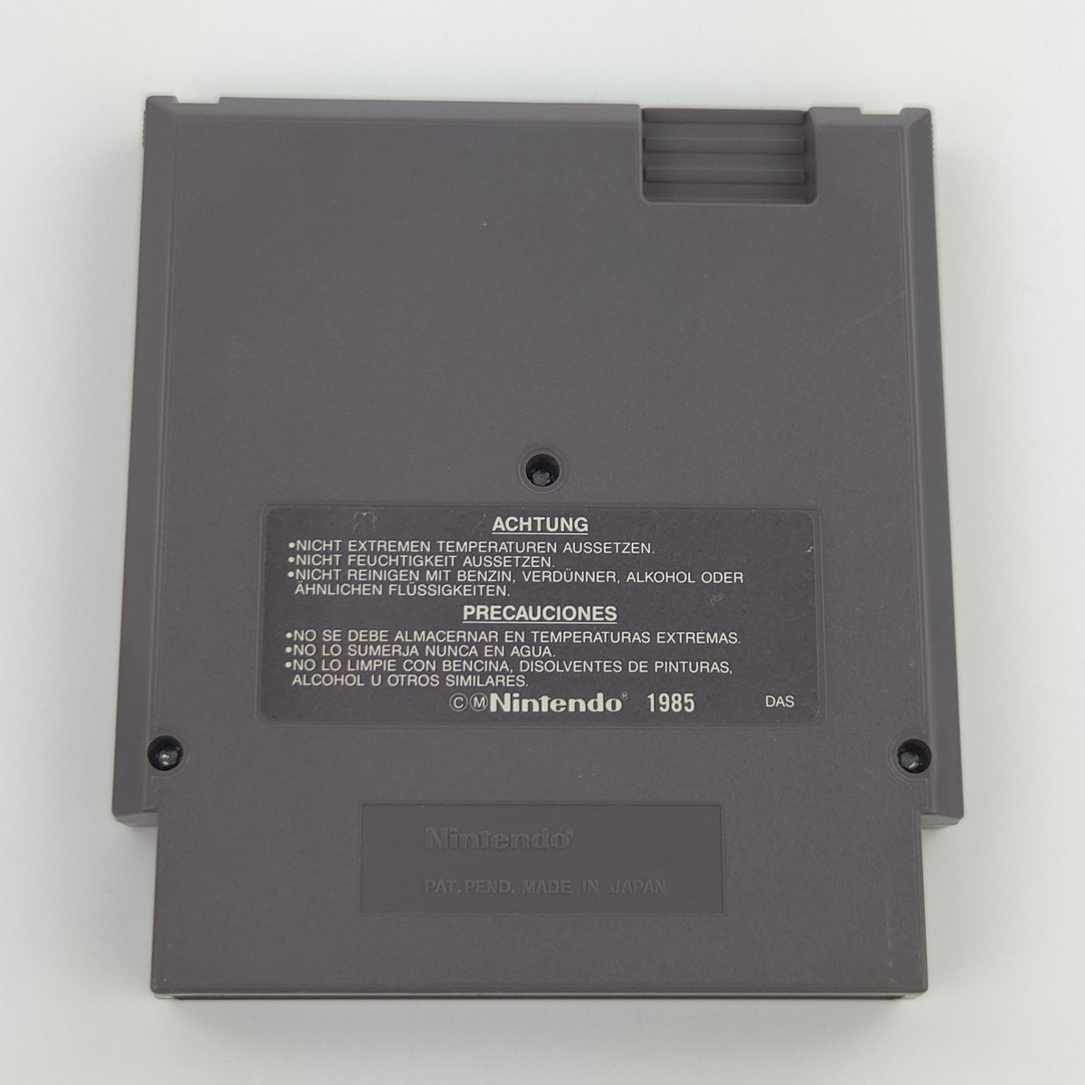 Nintendo NES Spiel Four Players Tennis Modul Schutzhülle
