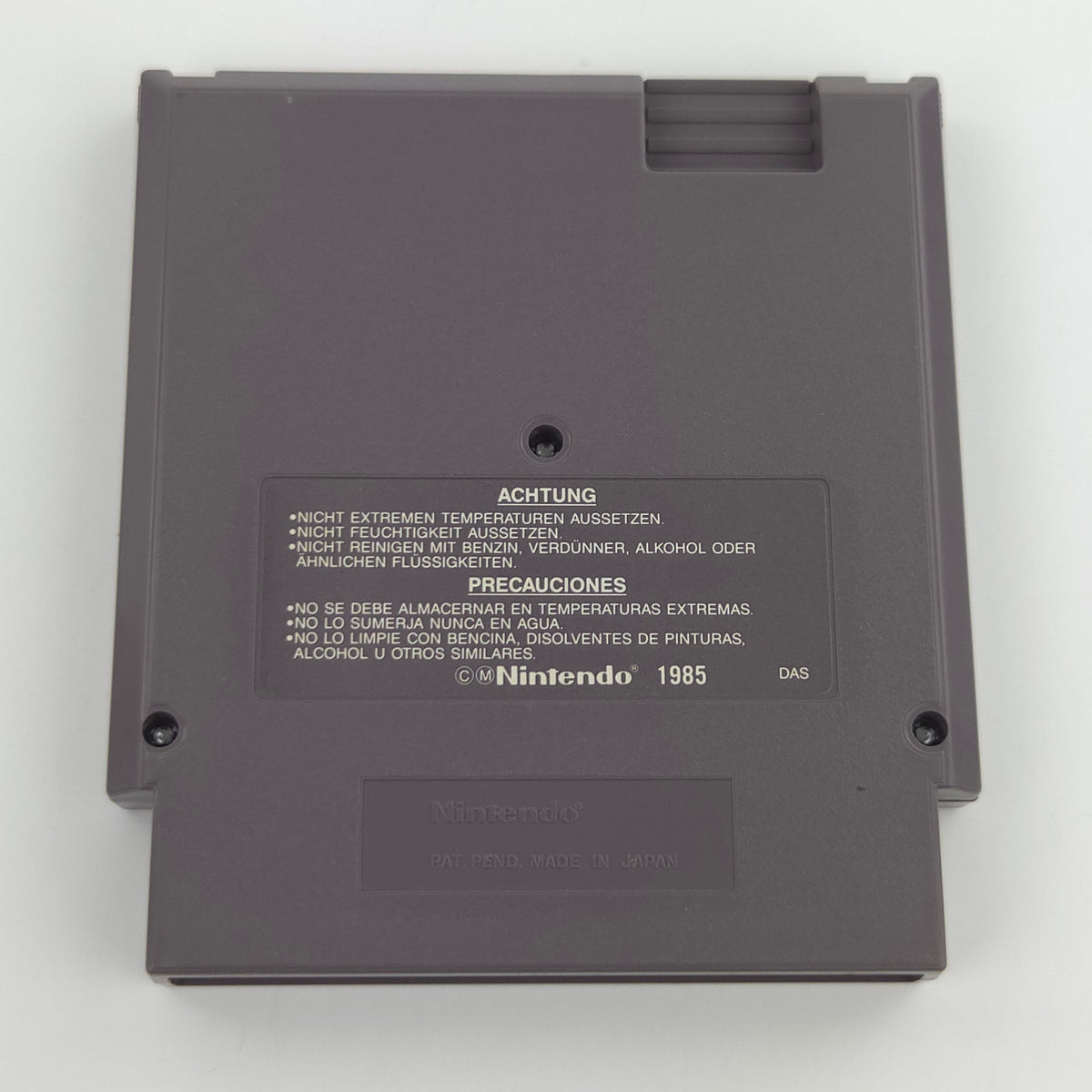Nintendo NES Spiel Galaxy 5000 Modul Schutzhülle PAL B
