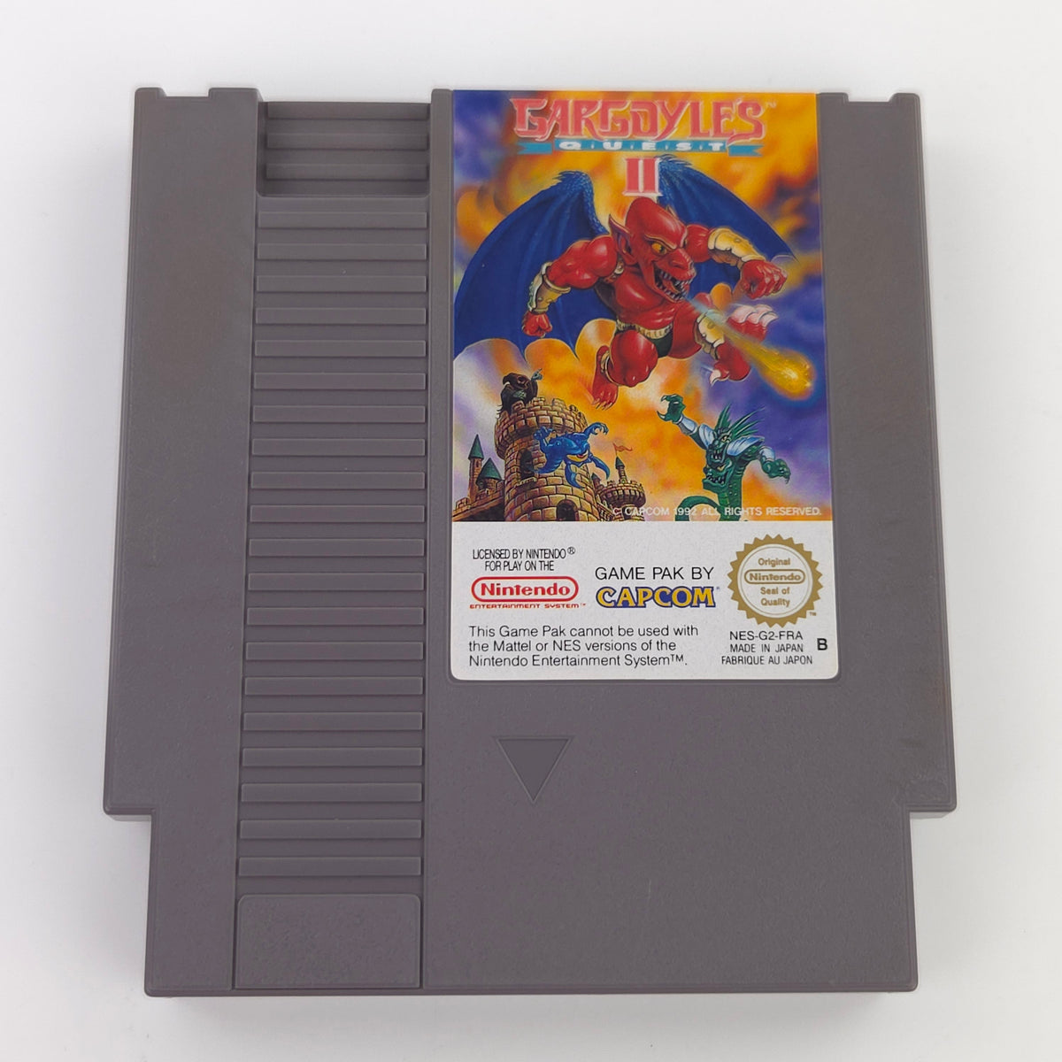 NES Spiel Gargoyles Quest II Modul Schuber PAL B FRA