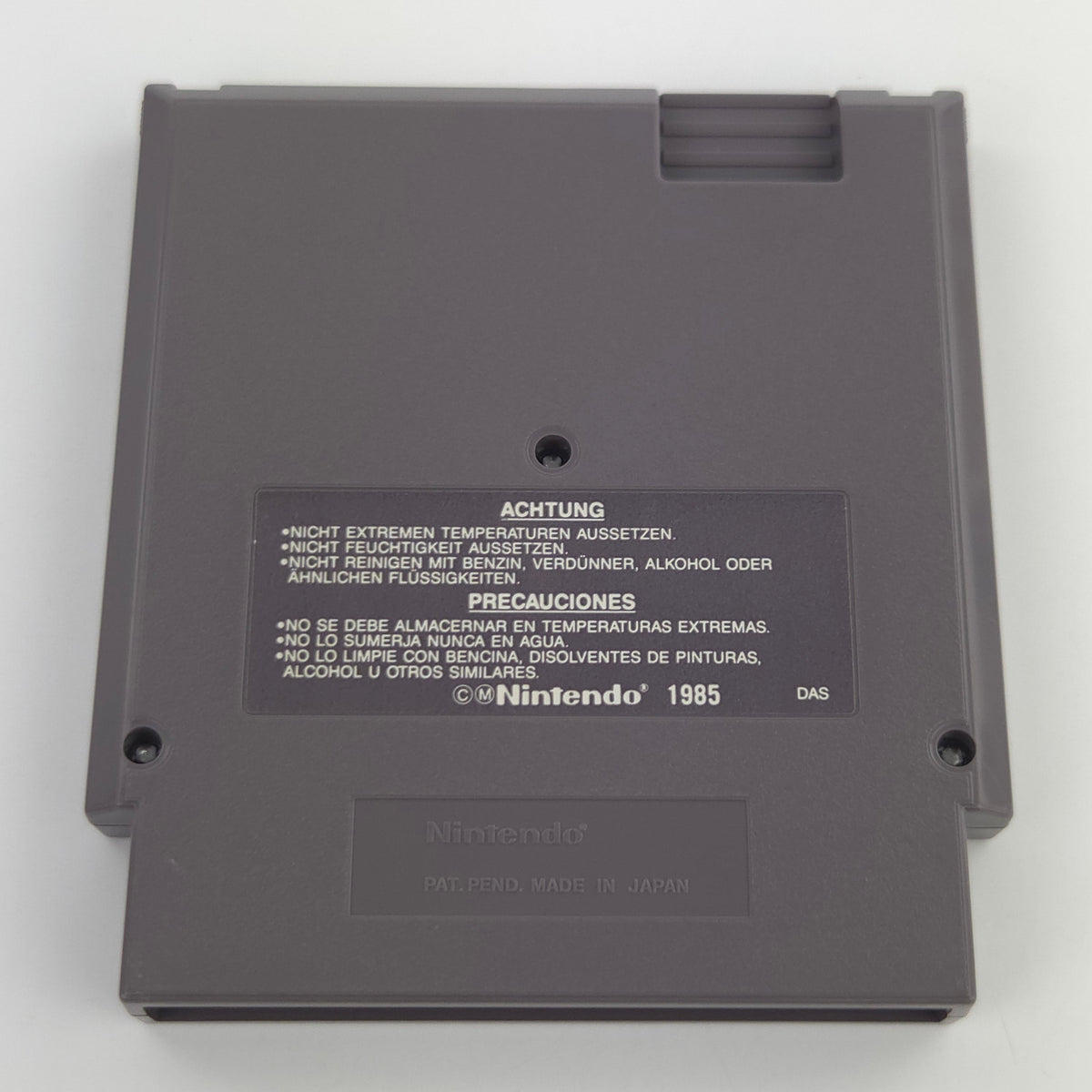 NES Spiel Gauntlet II Modul Schutzhülle Mindscape NOE