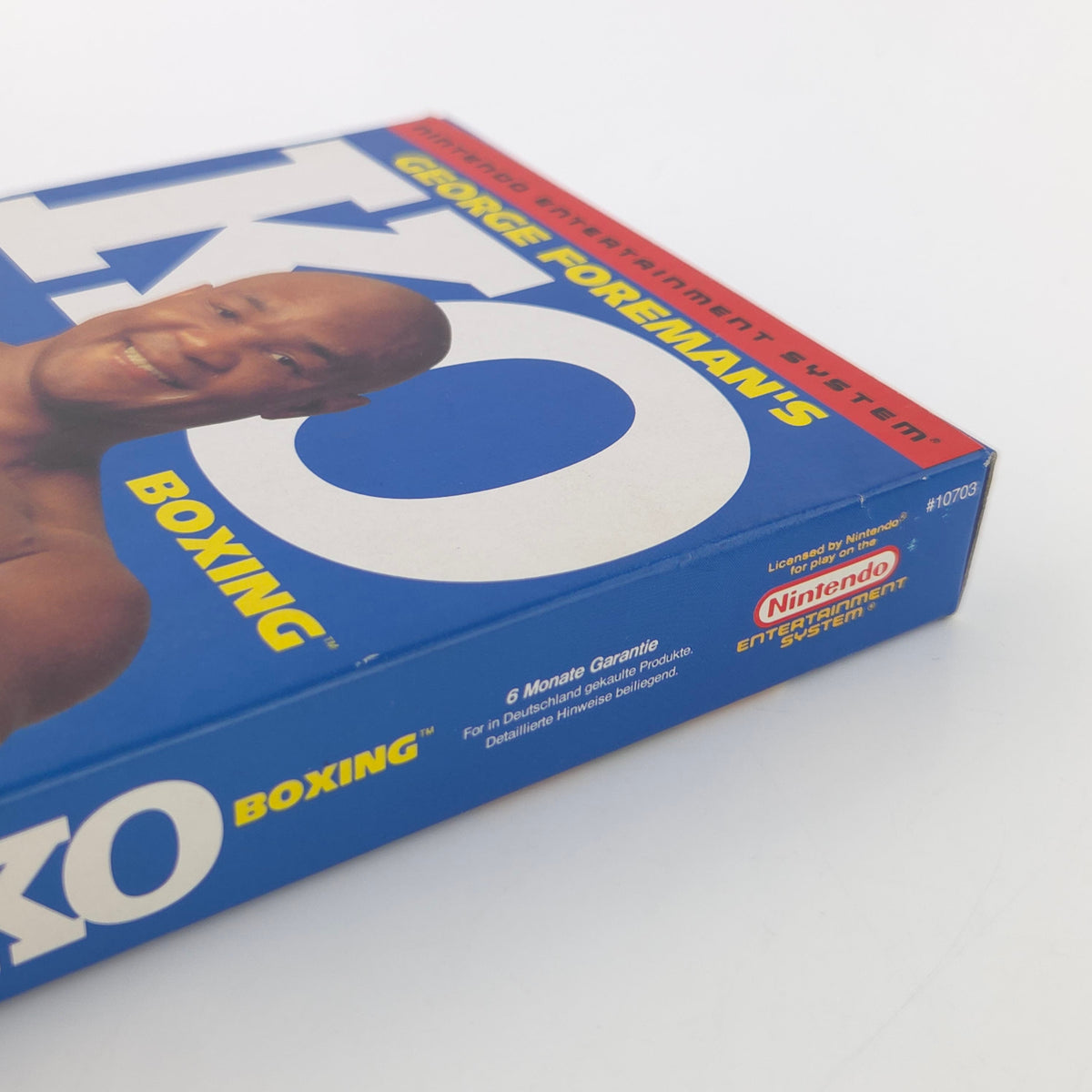 Nintendo NES Spiel George Foreman KO Boxing CIB nahezu neuwertig