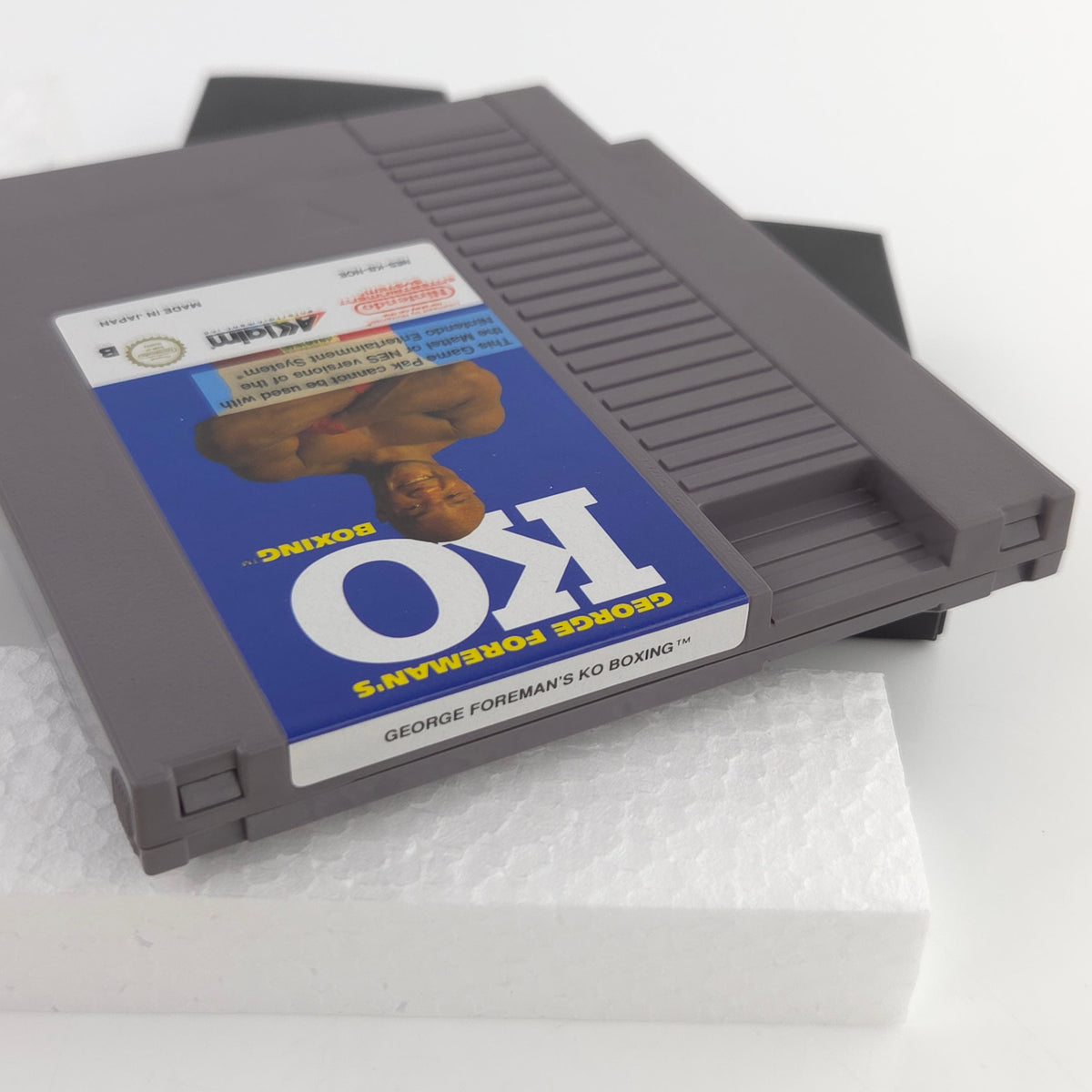 Nintendo NES Spiel George Foreman KO Boxing CIB nahezu neuwertig
