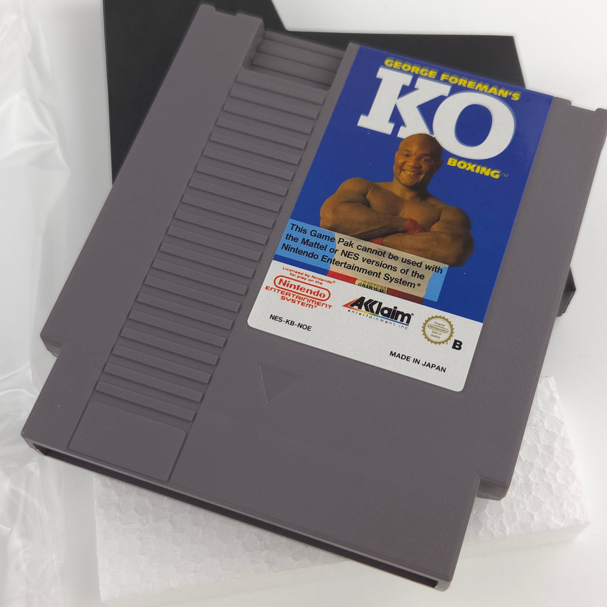 Nintendo NES Spiel George Foreman KO Boxing CIB nahezu neuwertig