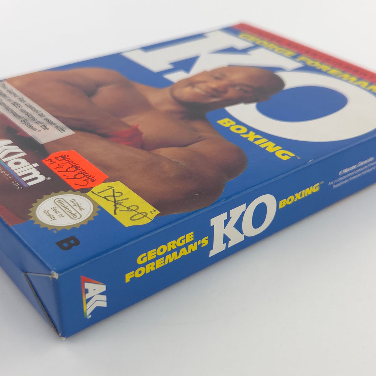 Nintendo NES Spiel George Foreman KO Boxing CIB nahezu neuwertig