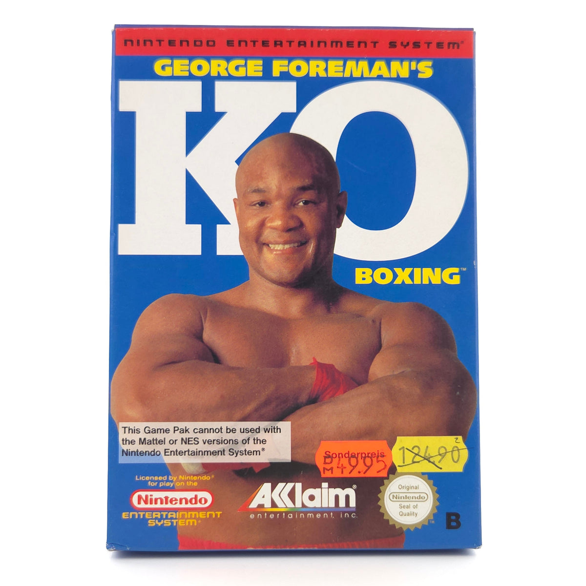 Nintendo NES Spiel George Foreman KO Boxing CIB nahezu neuwertig