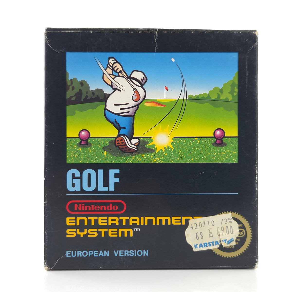 Nintendo NES Spiel: GOLF - Modul Anleitung OVP Bienengräber (European Version)