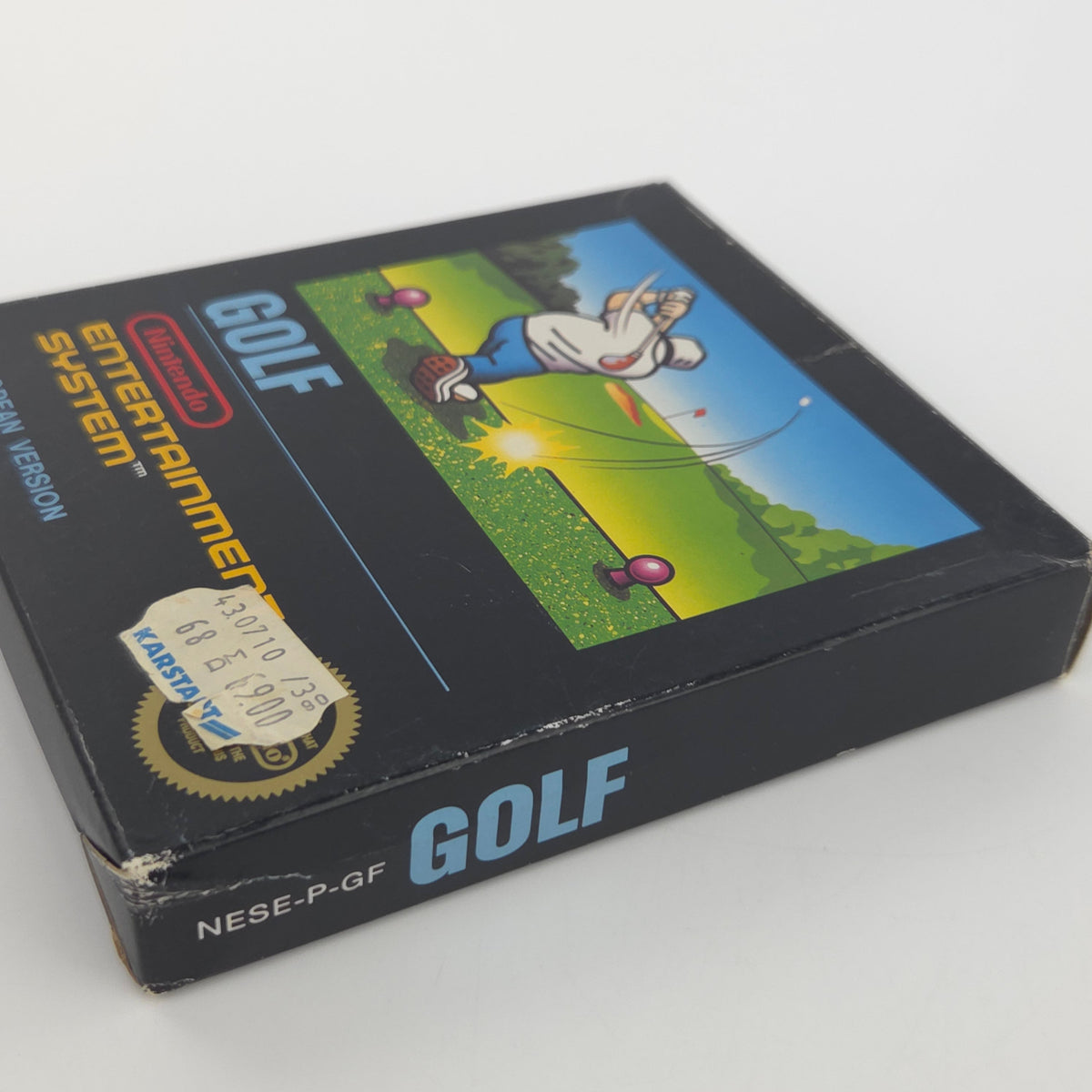 Nintendo NES Spiel: GOLF - Modul Anleitung OVP Bienengräber (European Version)