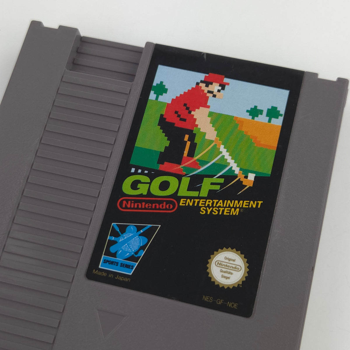 Nintendo NES Spiel Golf Modul Schutzhülle PAL NOE