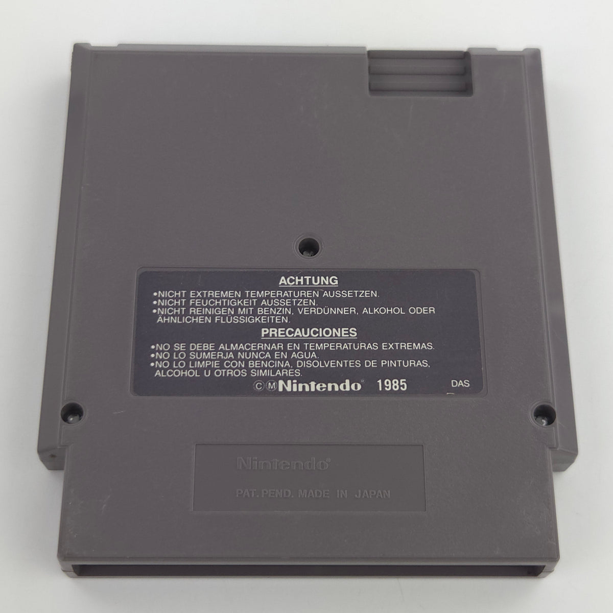 Nintendo NES Spiel Golf Modul Schutzhülle PAL NOE