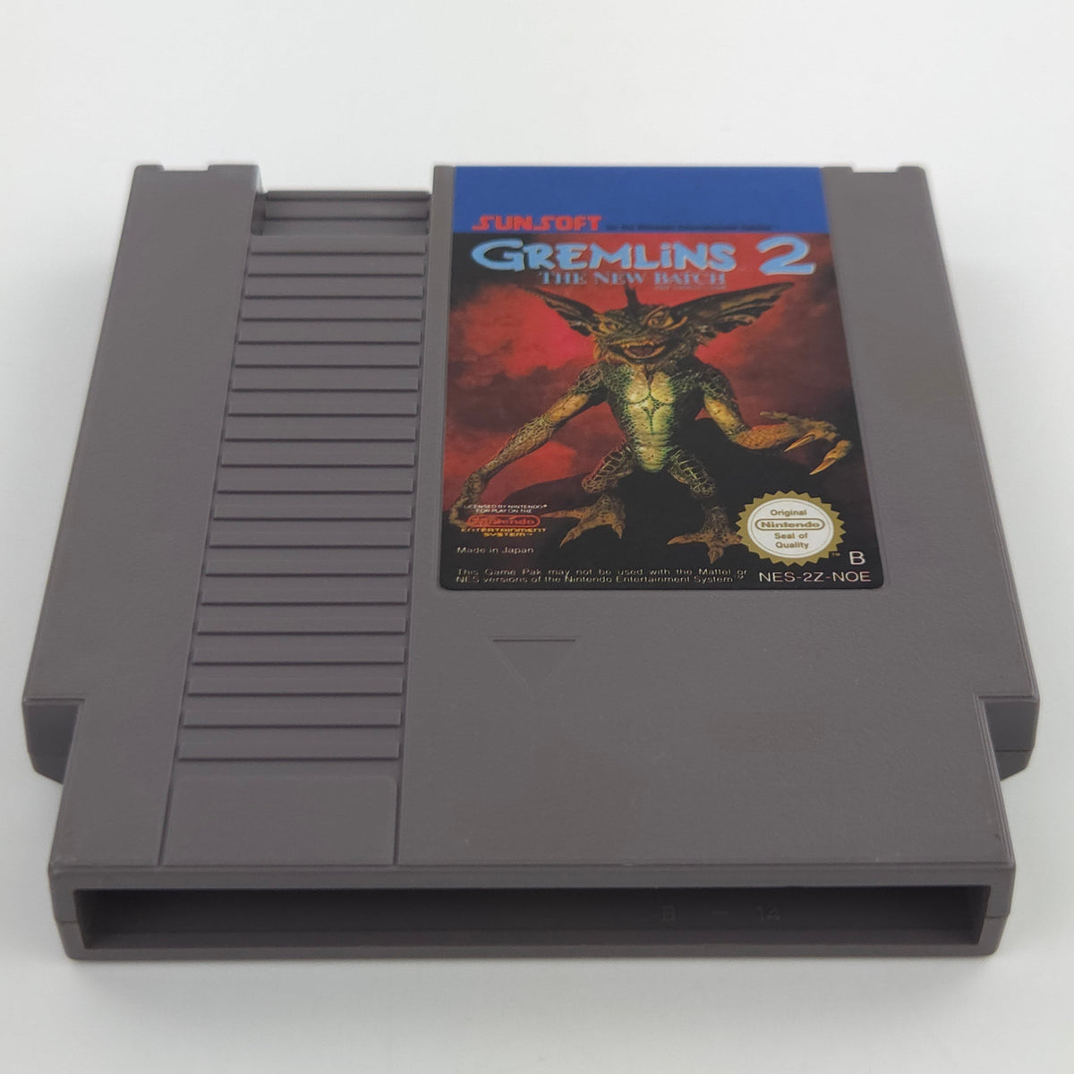 Nintendo NES Spiel Gremlins 2 New Batch Schutzhülle NOE