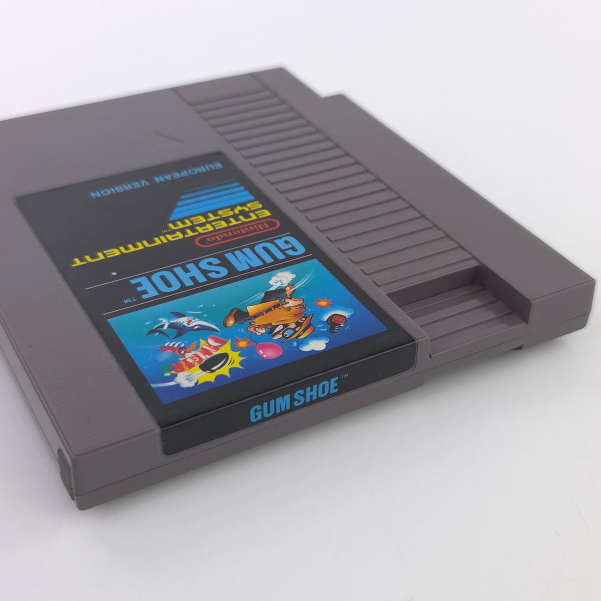 Nintendo NES Spiel Gum Shoe Modul Schutzhülle PAL