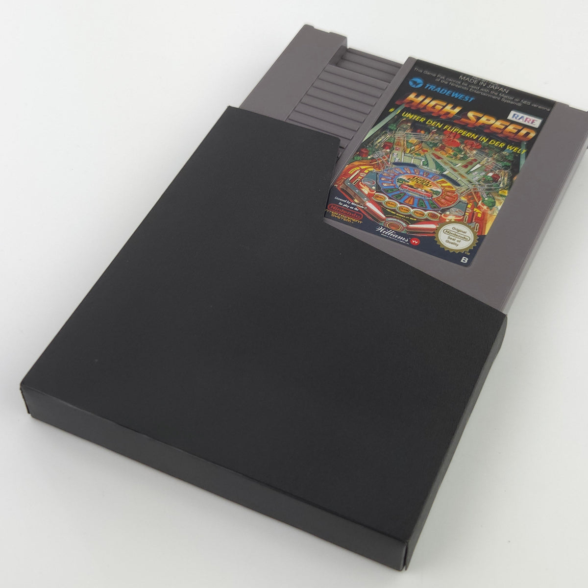 Nintendo NES Spiel High Speed Flipper Modul Schuber PAL