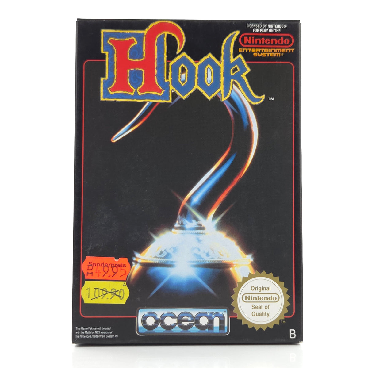 Nintendo NES Spiel HOOK CIB nahezu neuwertig