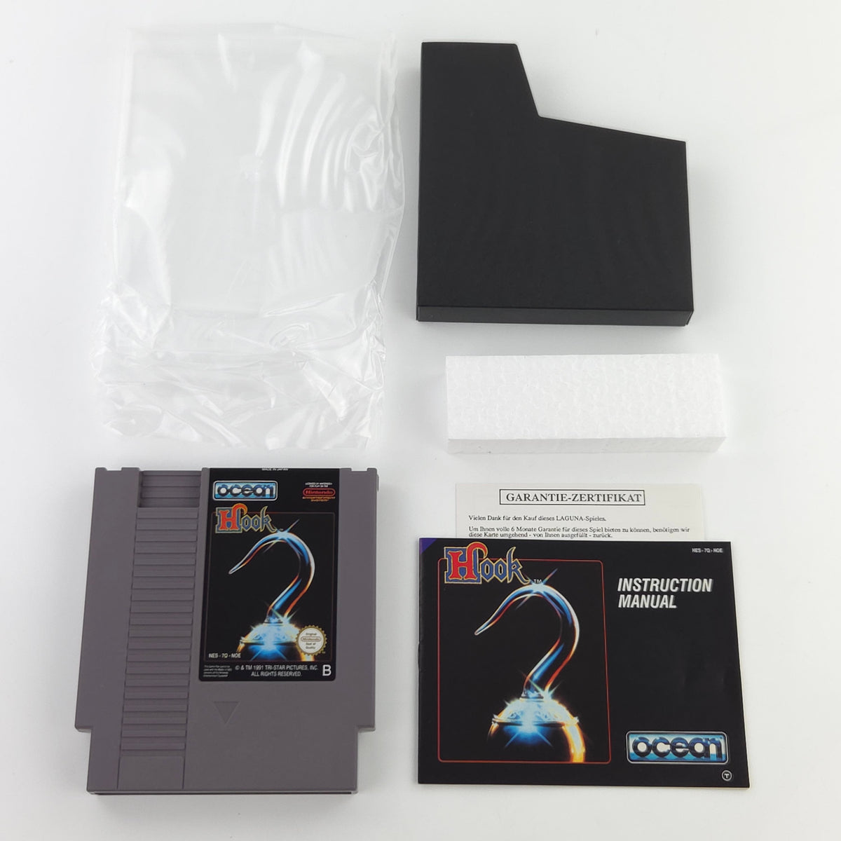 Nintendo NES Spiel HOOK CIB nahezu neuwertig