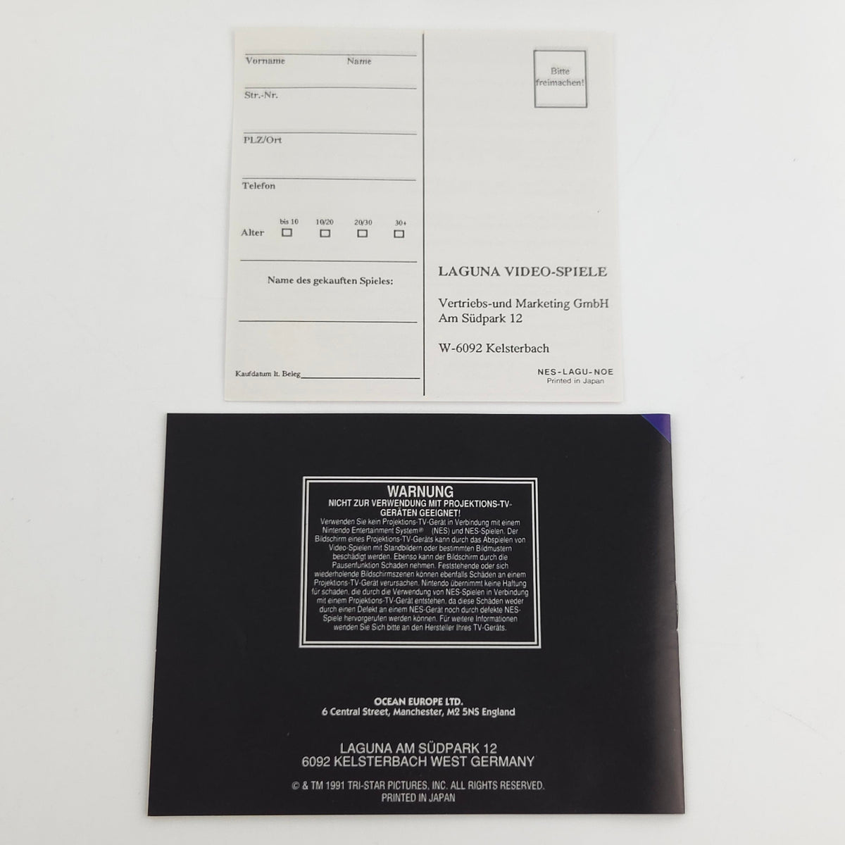 Nintendo NES Spiel HOOK CIB nahezu neuwertig