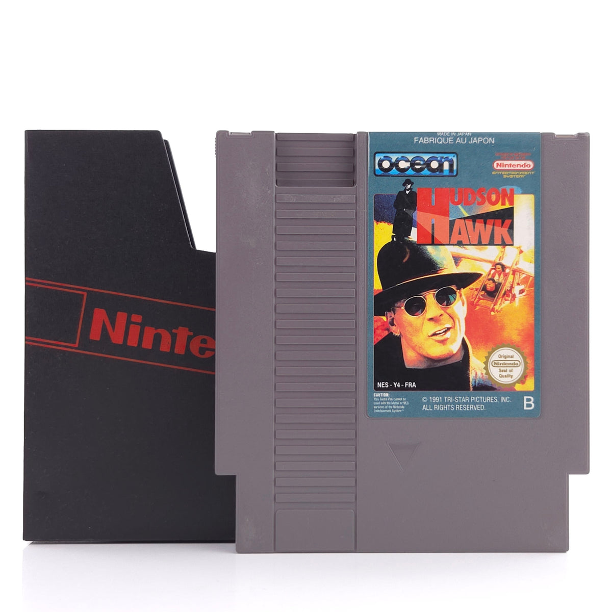 NES Spiel Hudson Hawk Cartridge Modul PAL FRA Ocean