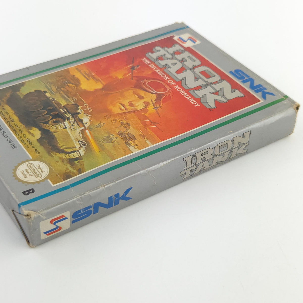 Nintendo NES Spiel Iron Tank Invasion of Normandy OVP ESP