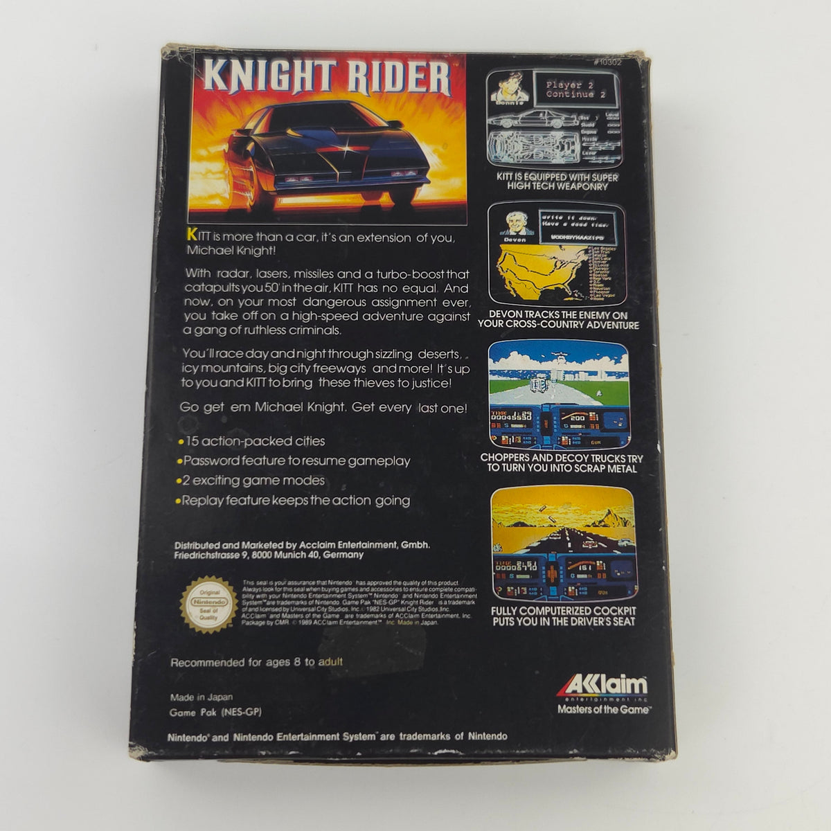 NES Spiel Knight Rider Modul OVP NOE PAL-B ohne Beilage