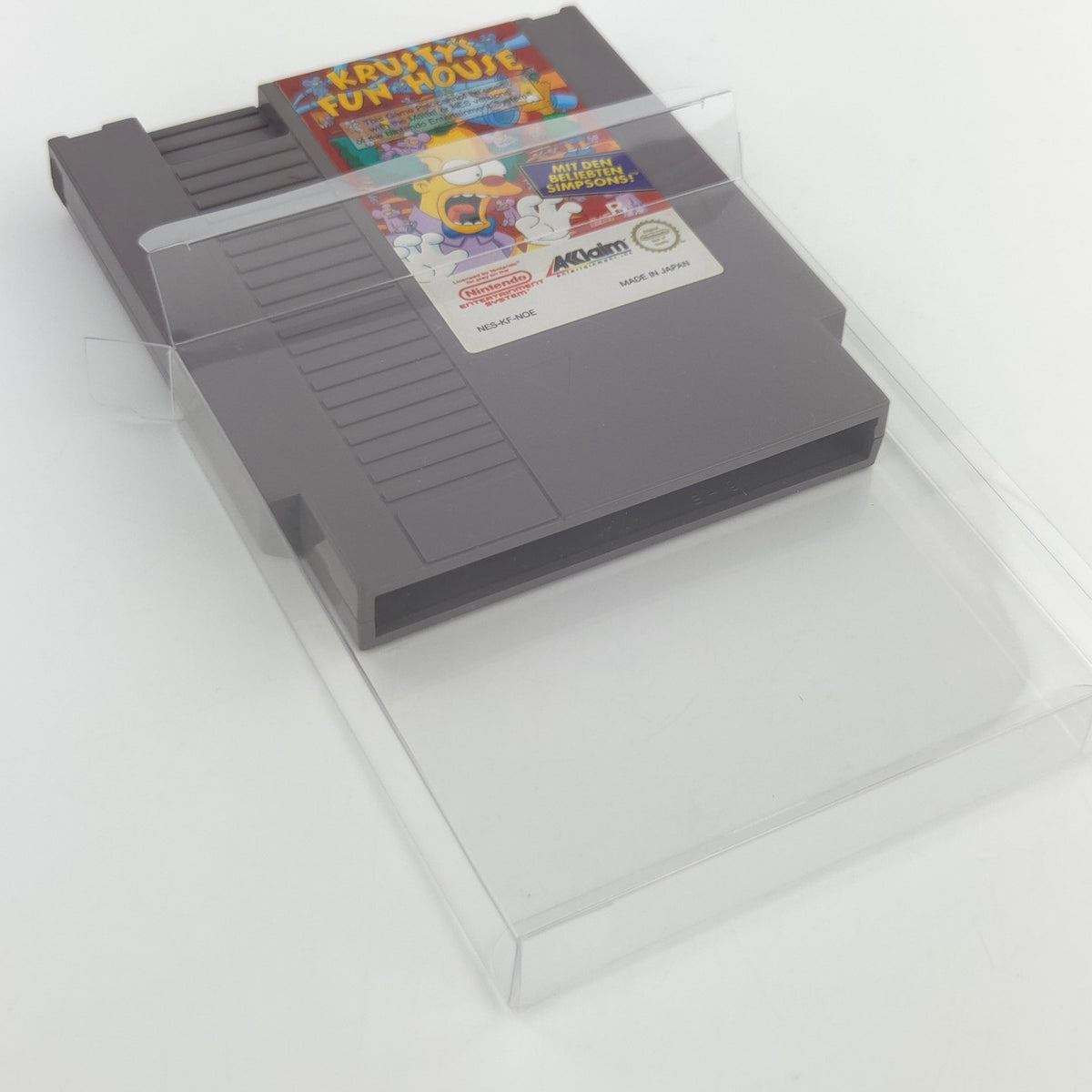 Nintendo NES Spiel Krusty´s Fun House Modul Schutzhülle