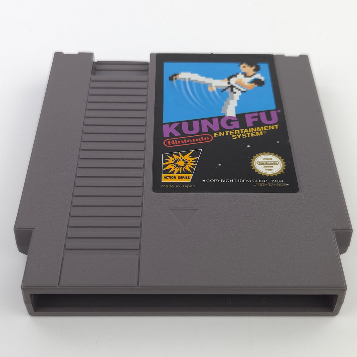 Nintendo NES Spiel Kung Fu Modul Schutzhülle PAL NOE