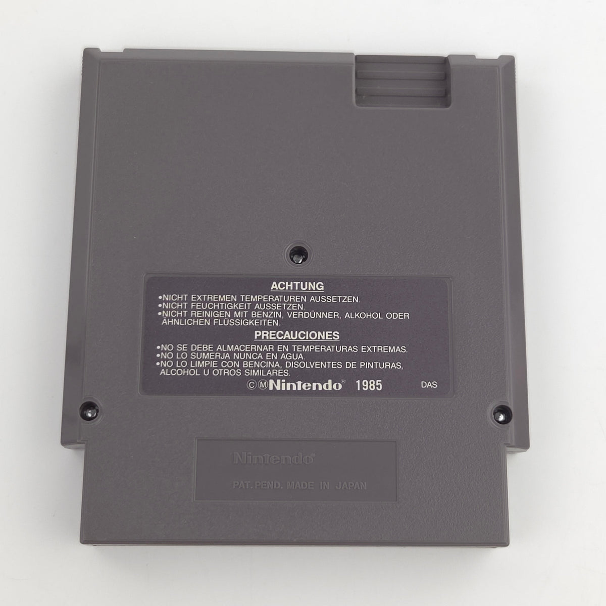 Nintendo NES Spiel Lunar Pool Modul Schutzhülle PAL B NOE