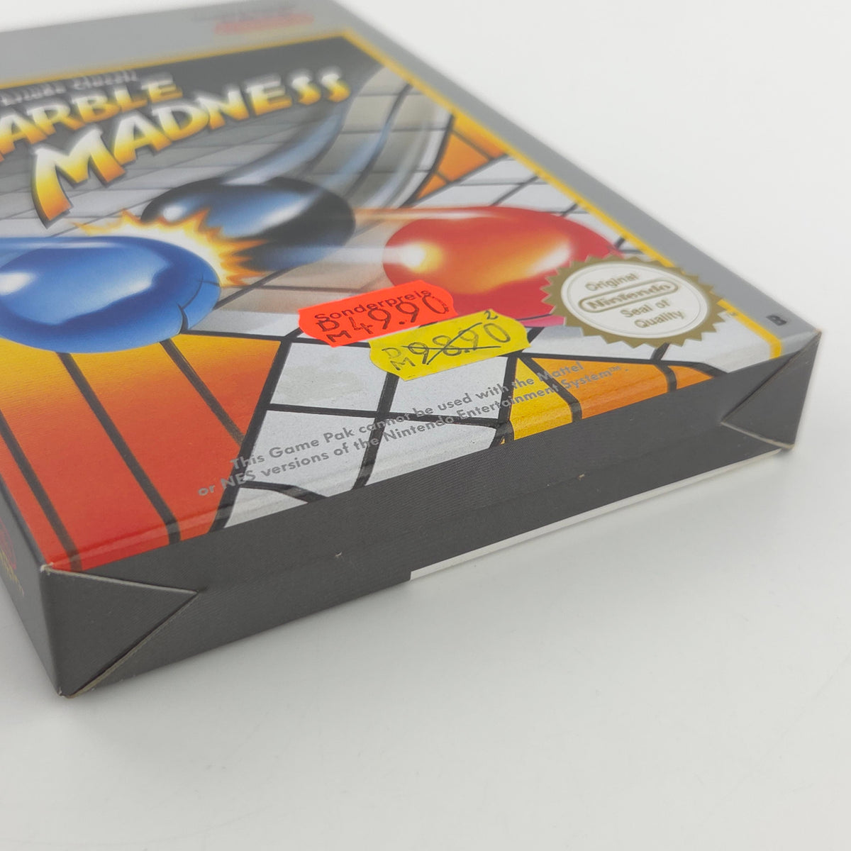 Nintendo NES Spiel Marble Madness CIB nahezu neuwertig