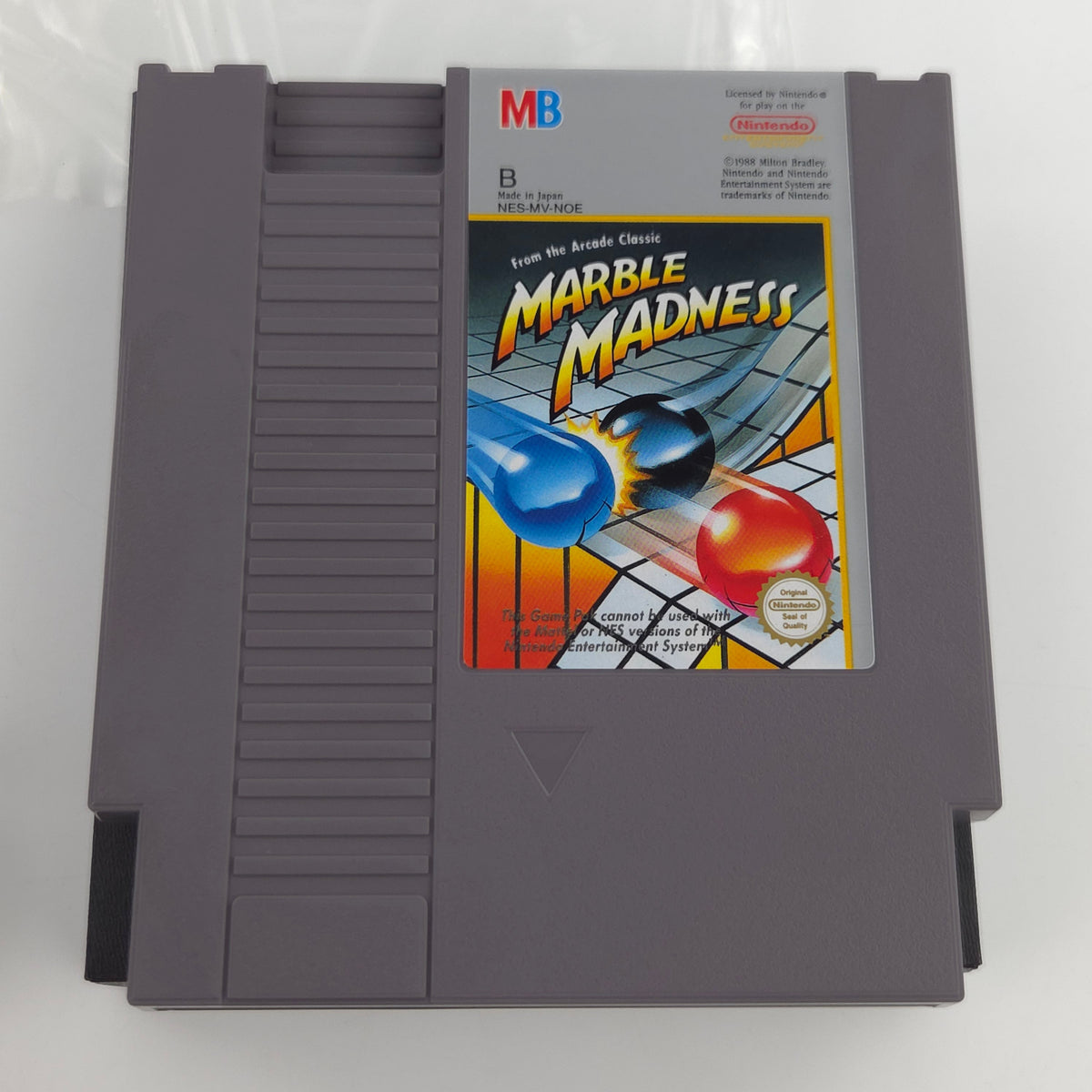 Nintendo NES Spiel Marble Madness CIB nahezu neuwertig