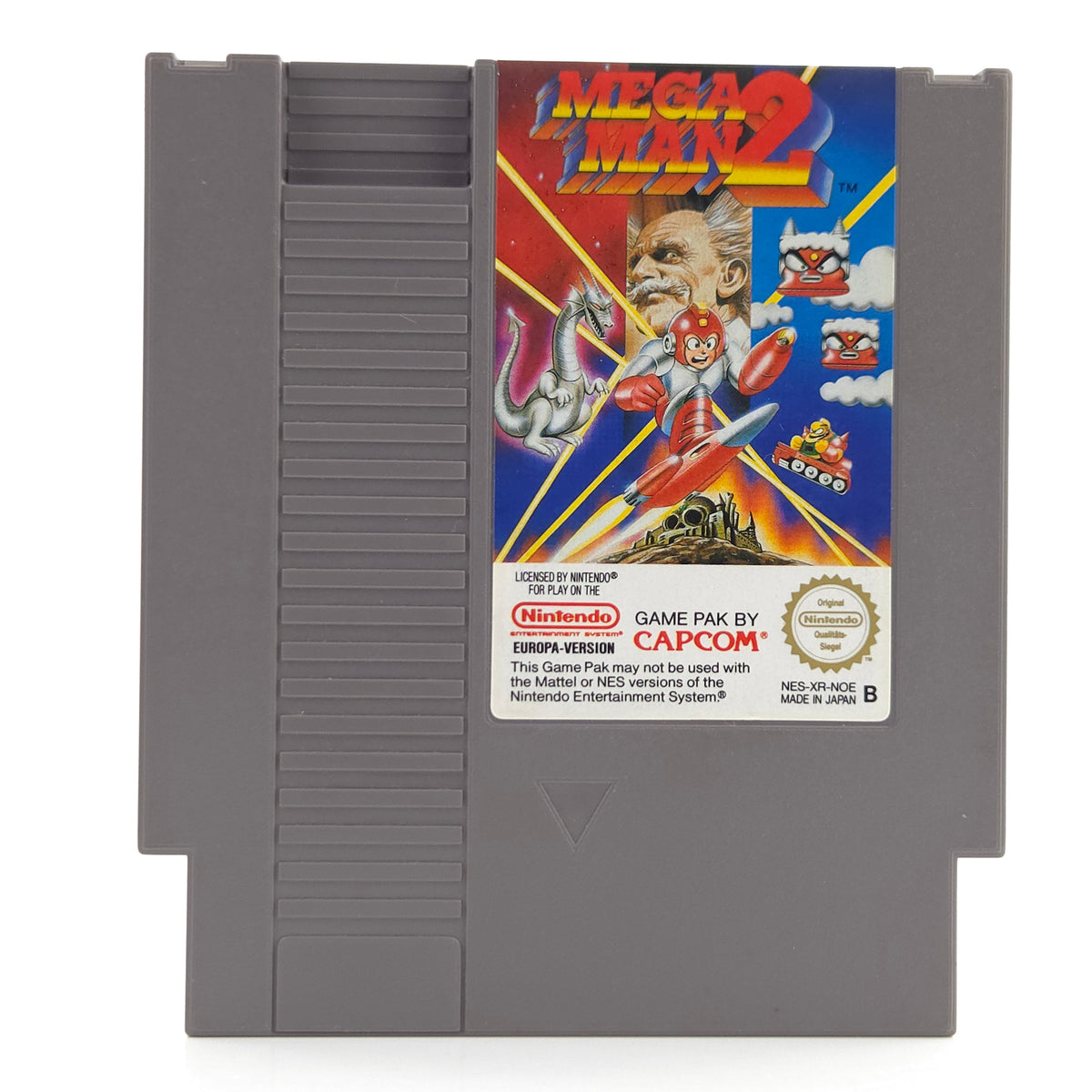 NES Spiel Mega Man 2 Modul Schutzhülle Capcom PAL NOE
