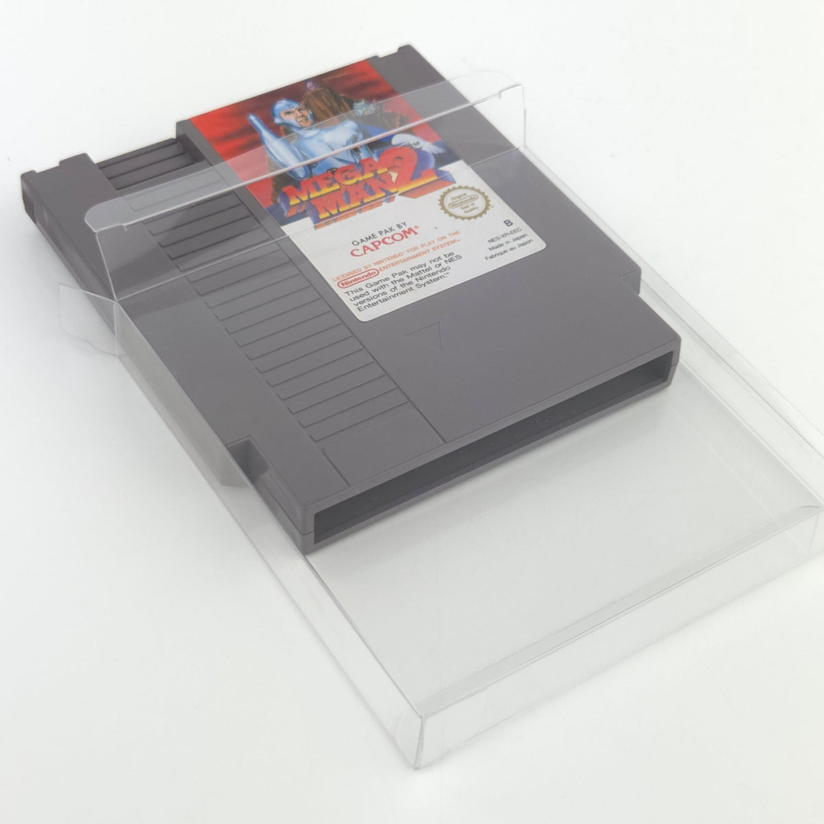 Nintendo NES Spiel Mega Man 2 Modul Schutzhülle CAPCOM