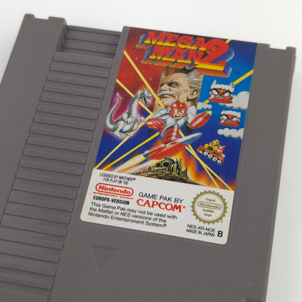 NES Spiel Mega Man 2 Modul Schutzhülle Capcom PAL NOE