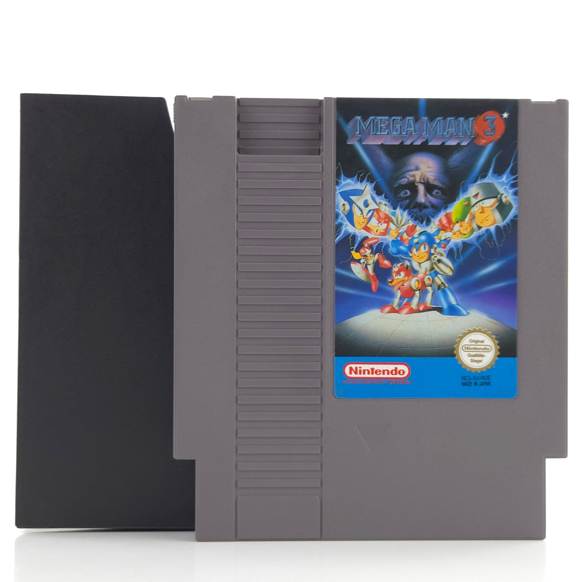 NES Spiel Mega Man 3 Modul Schuber PAL NOE Top Zustand