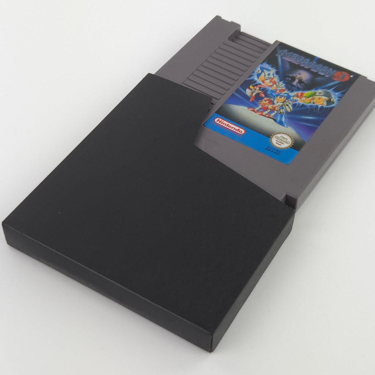 NES Spiel Mega Man 3 Modul Schuber PAL NOE Top Zustand
