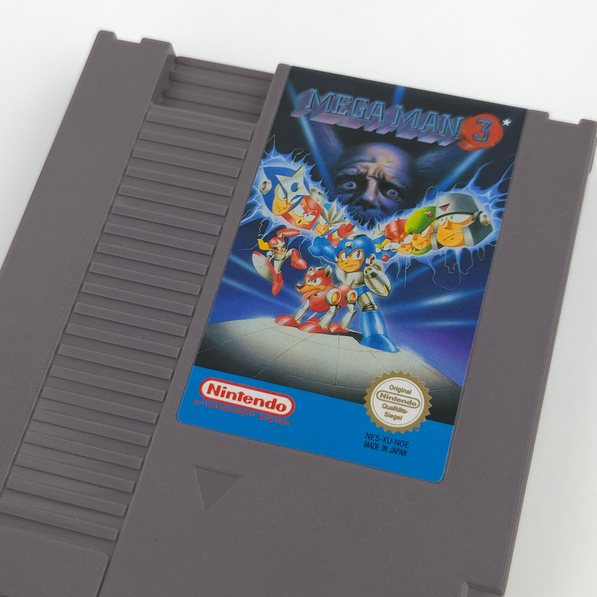 NES Spiel Mega Man 3 Modul Schutzhülle PAL NOE
