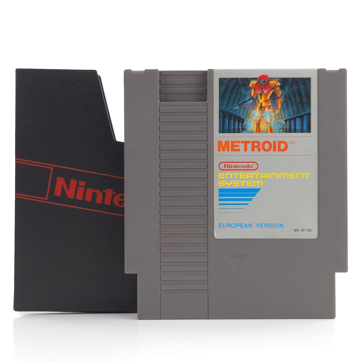 Nintendo NES Spiel Metroid Modul Schuber PAL-B EEC
