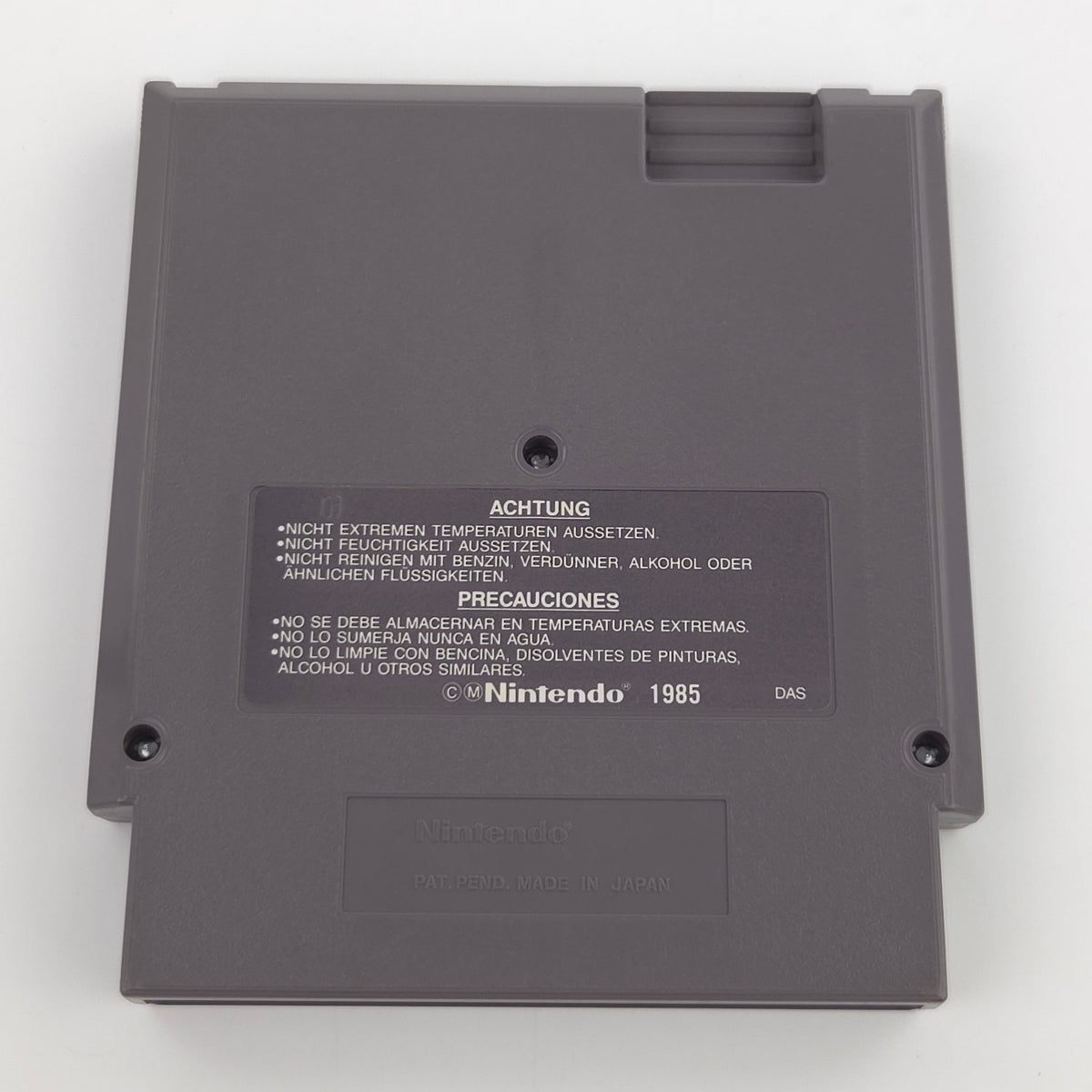 NES Spiel Mission Impossible Modul Schutzhülle PAL B FRA