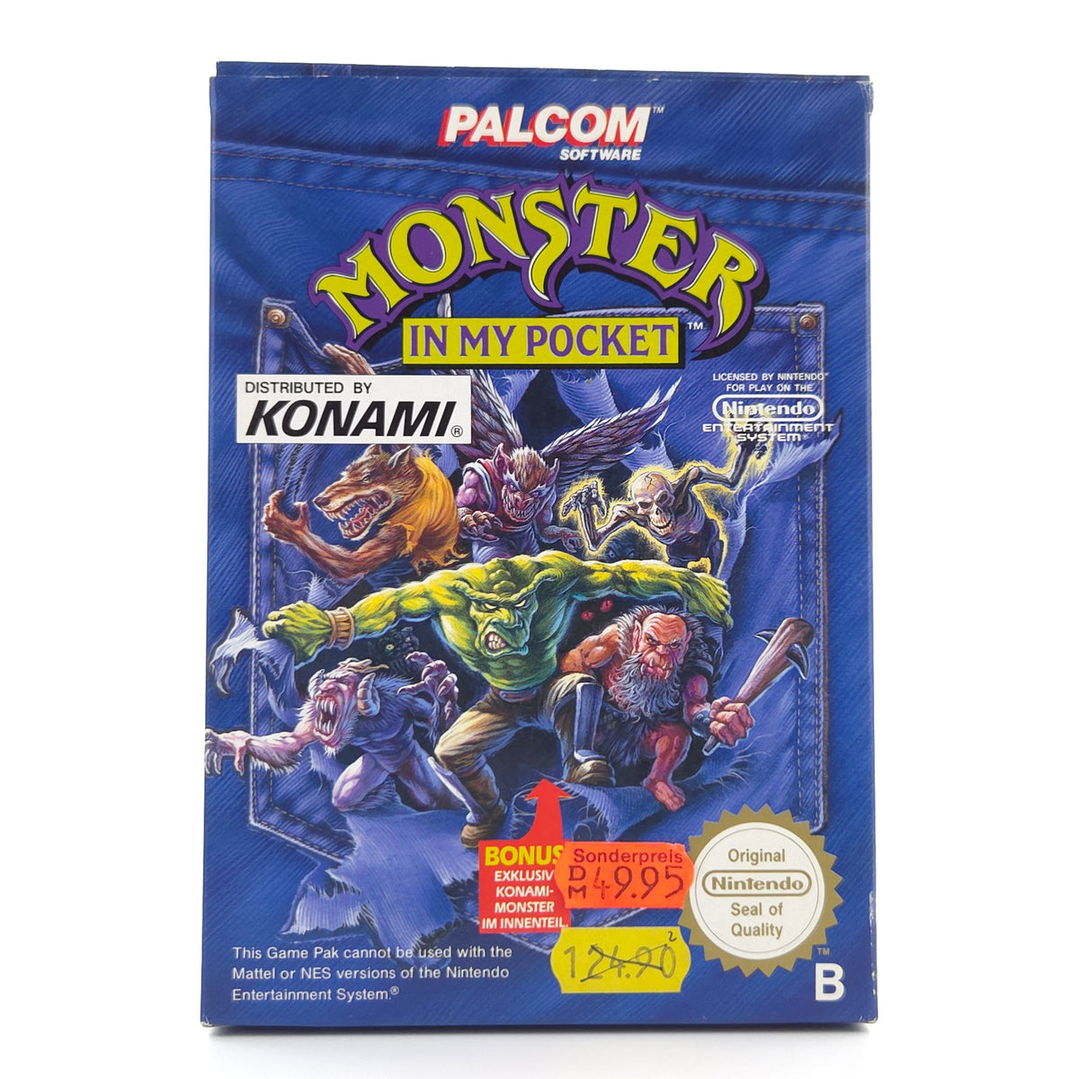 NES Spiel Monster in my Pocket Figur OVP CIB