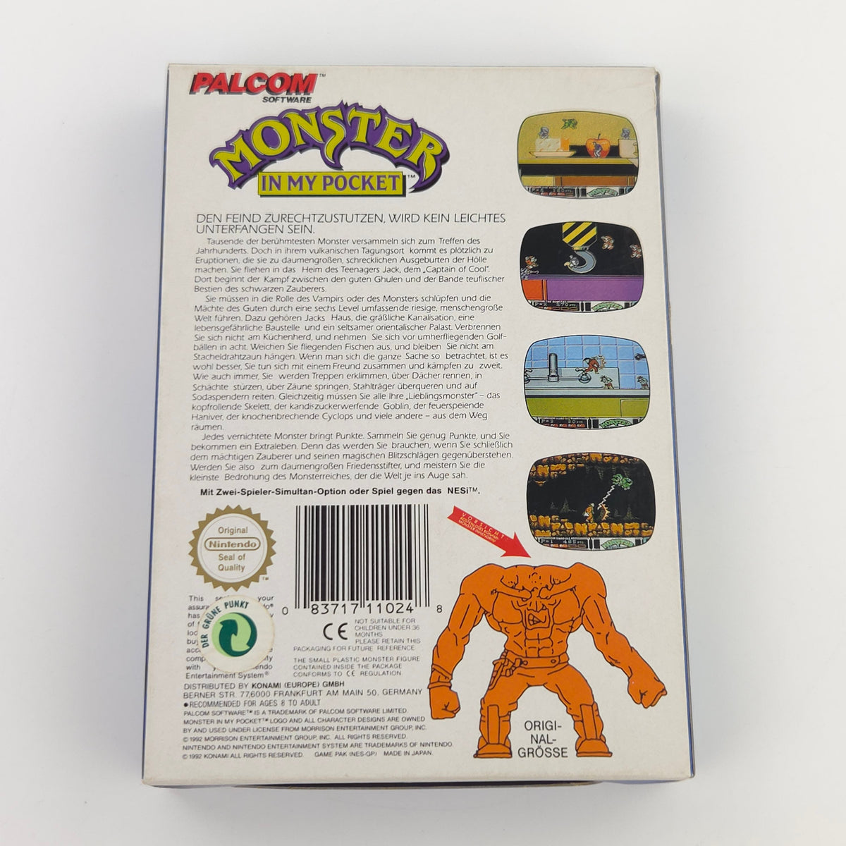 NES Spiel Monster in my Pocket Figur OVP CIB