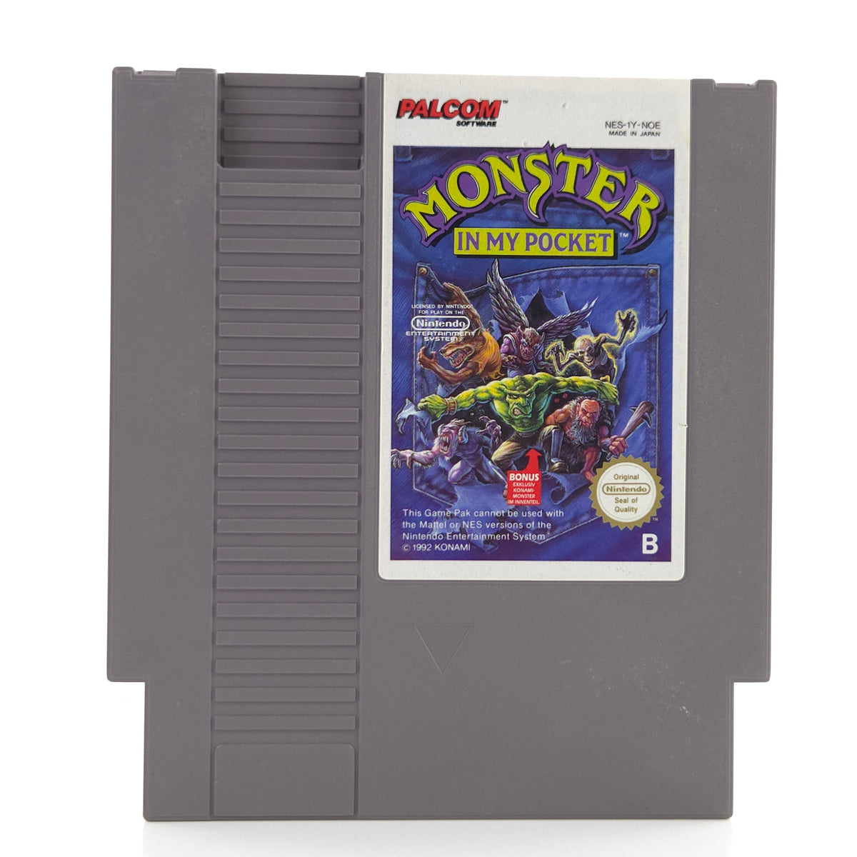 NES Spiel Monster in my Pocket Modul Schutzhülle NOE