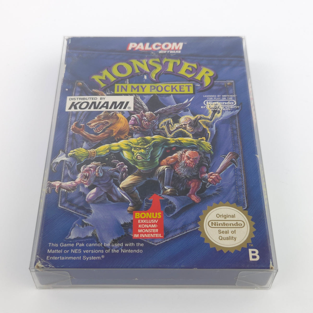 NES Spiel Monster in my Pocket OVP Anleitung PAL NOE