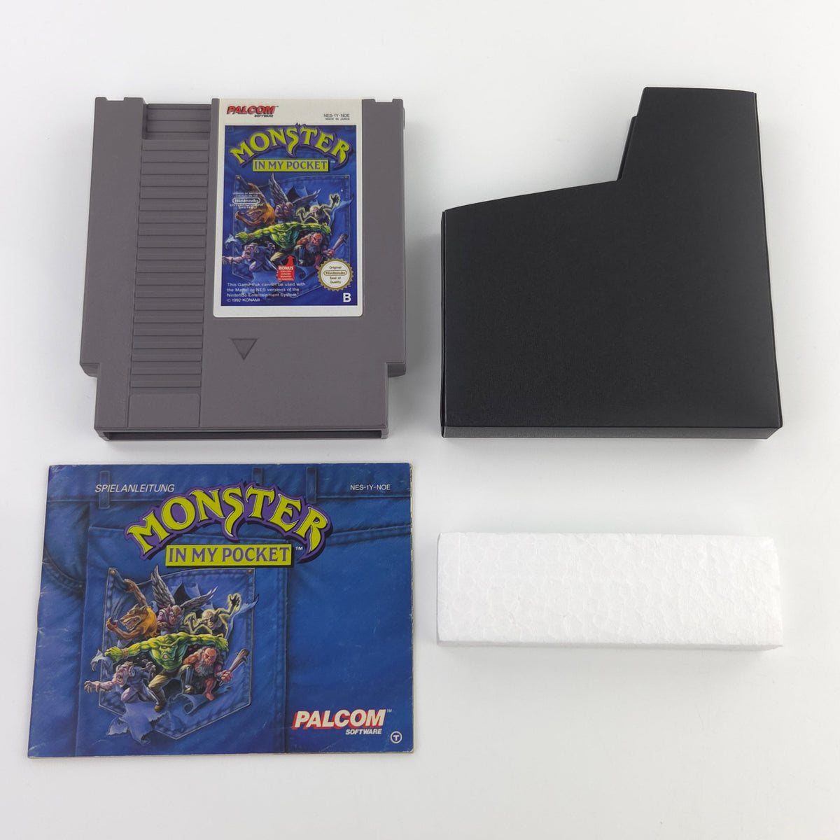 NES Spiel Monster in my Pocket OVP Anleitung PAL NOE