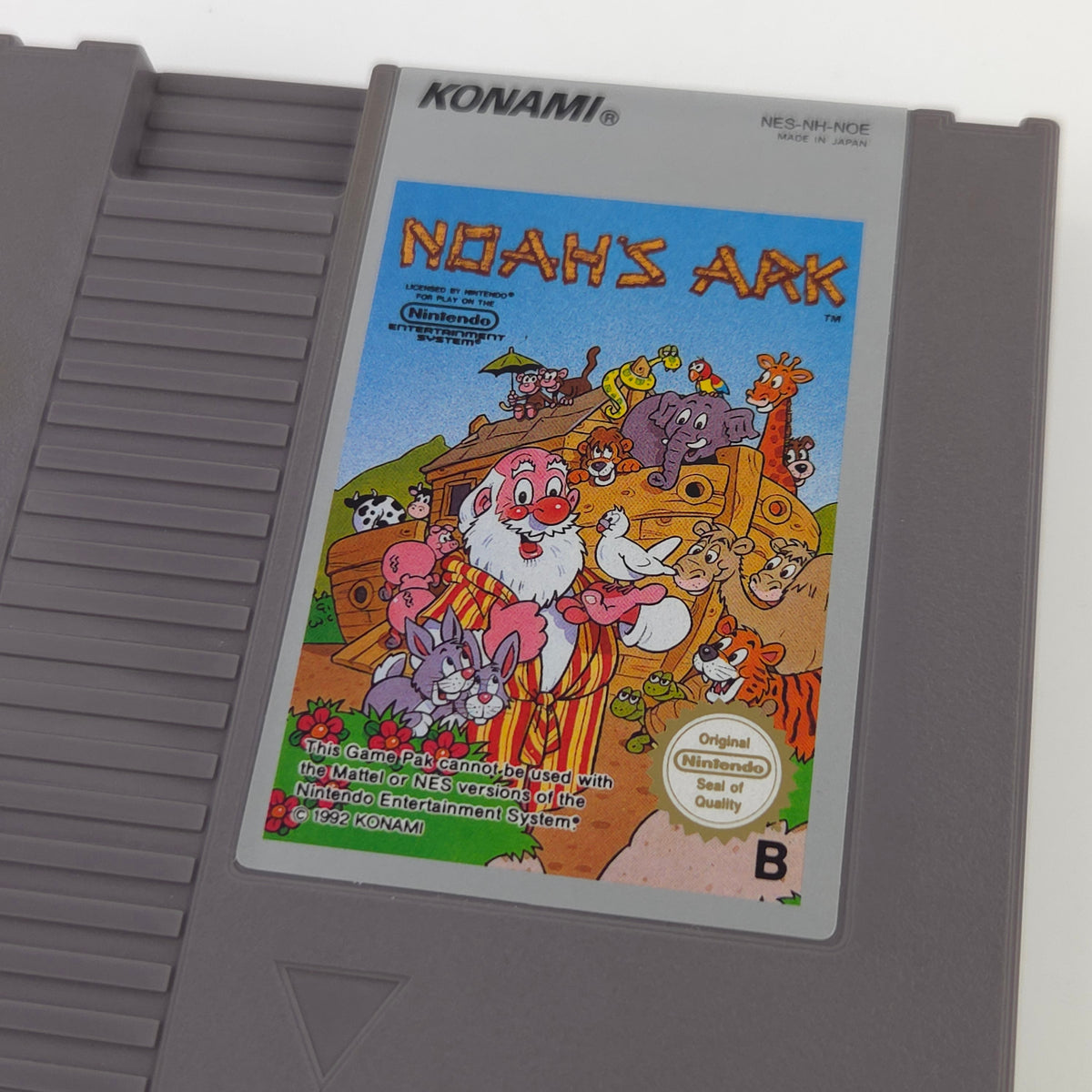 NES Spiel Noahs Ark Modul Schutzhülle TAITO PAL NOE