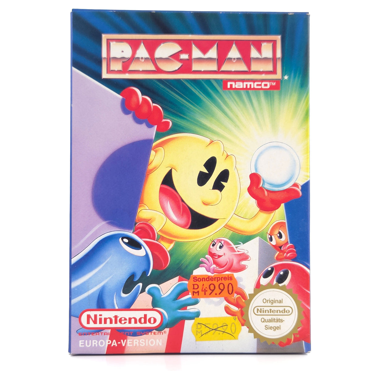 Nintendo NES Spiel Pac Man nahezu neuwertig CIB OVP