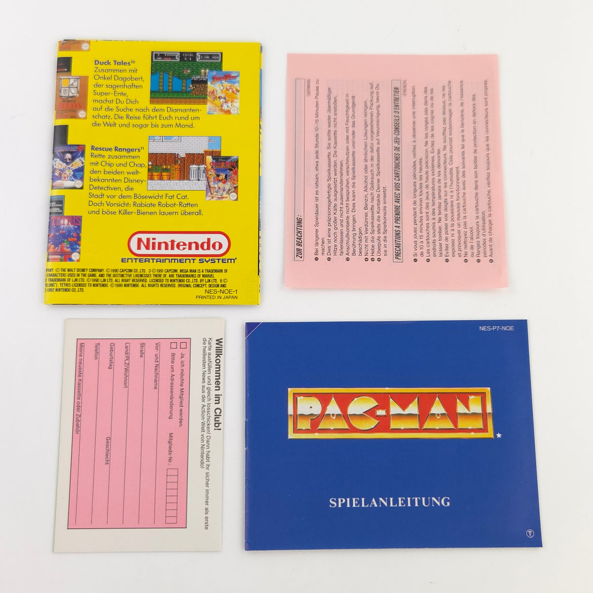 Nintendo NES Spiel Pac Man nahezu neuwertig CIB OVP