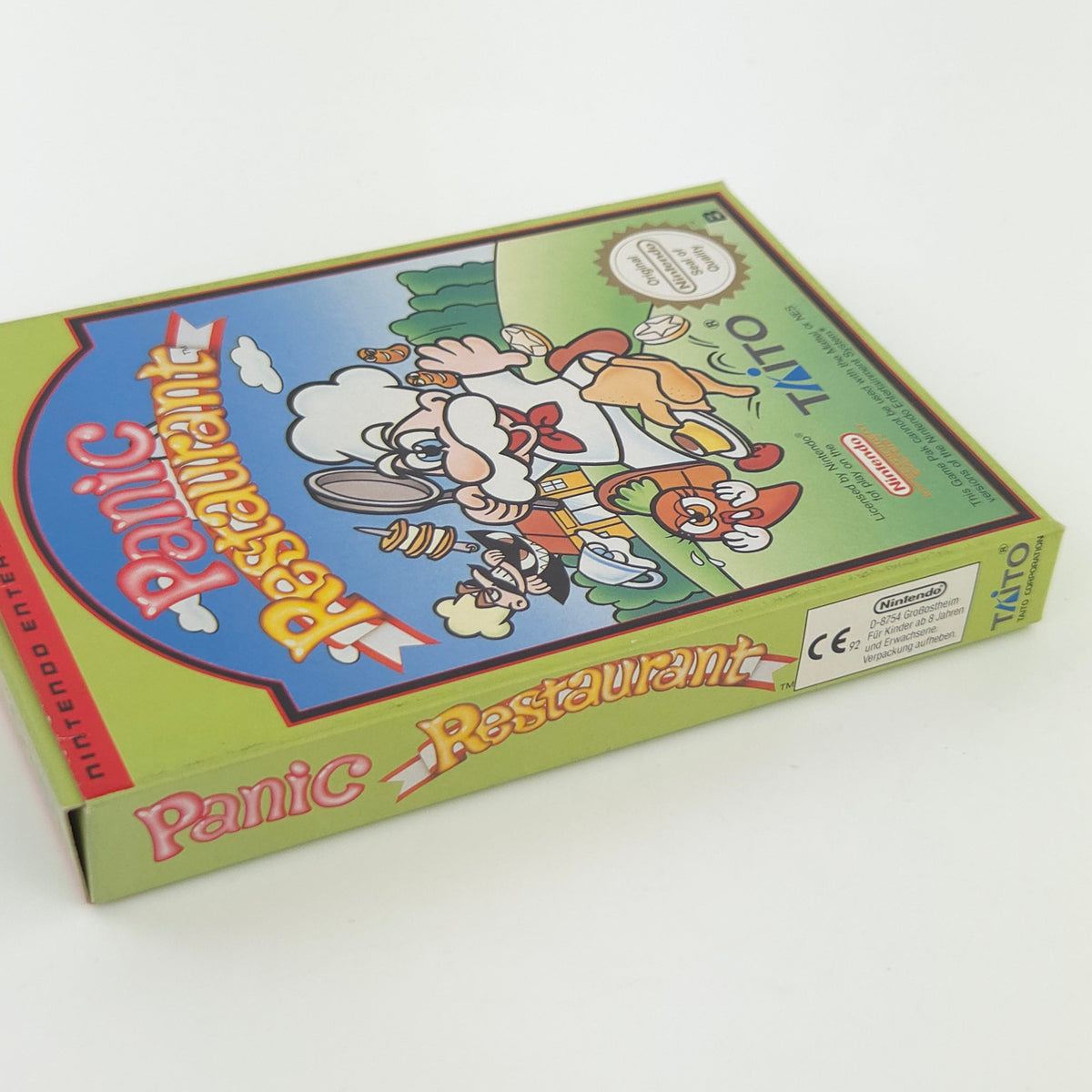 NES Spiel Panic Restaurant Modul Anleitung OVP NOE PAL