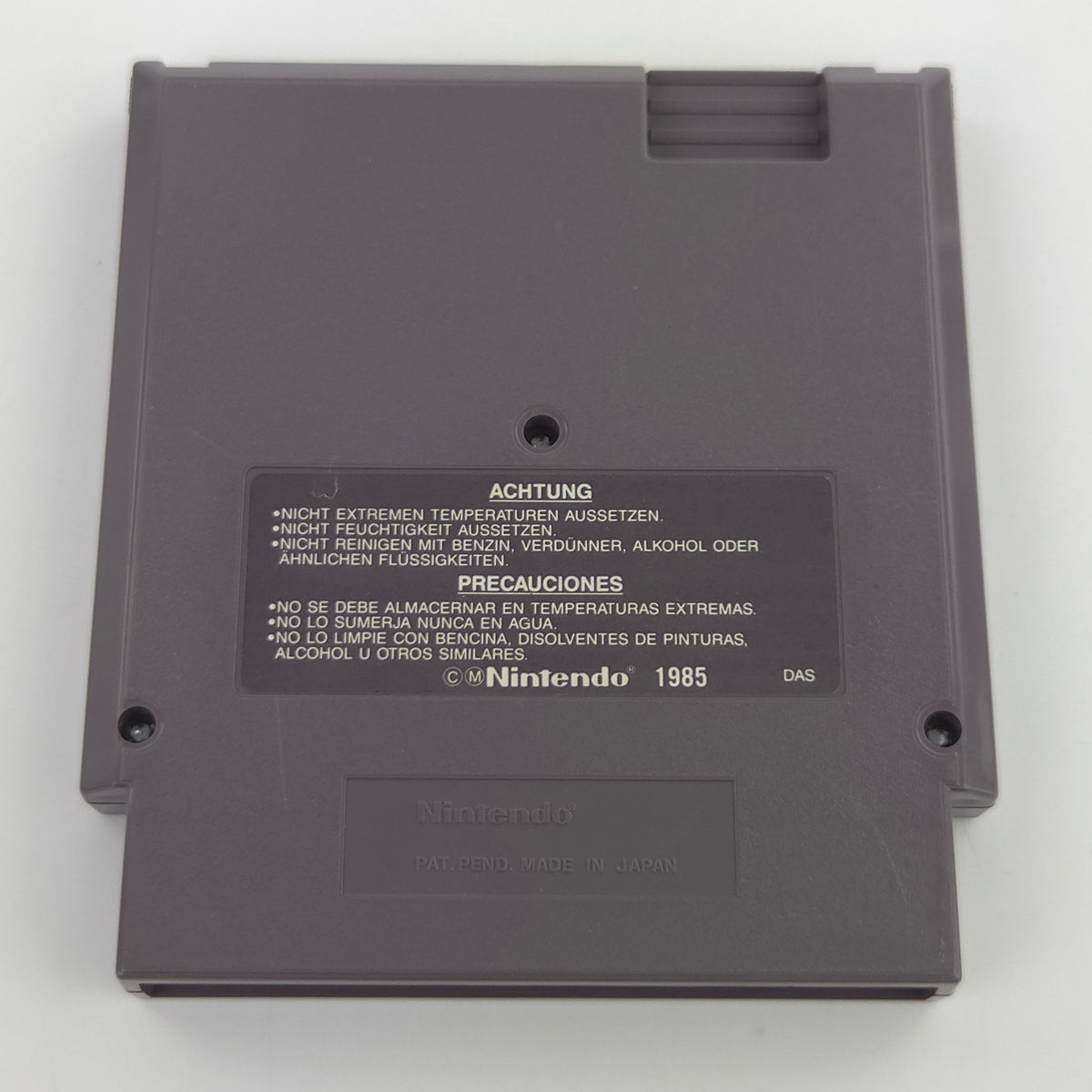 Nintendo NES Spiel Panic Restaurant Modul Schutzhülle NOE